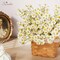 Artificial Daisy Flowers Small Daisy Flowers Bouquet 24Pcs, Arrangements for Wedding, Vase Centerpiece Table Decorations, DIY Home Party (not Include Basket)